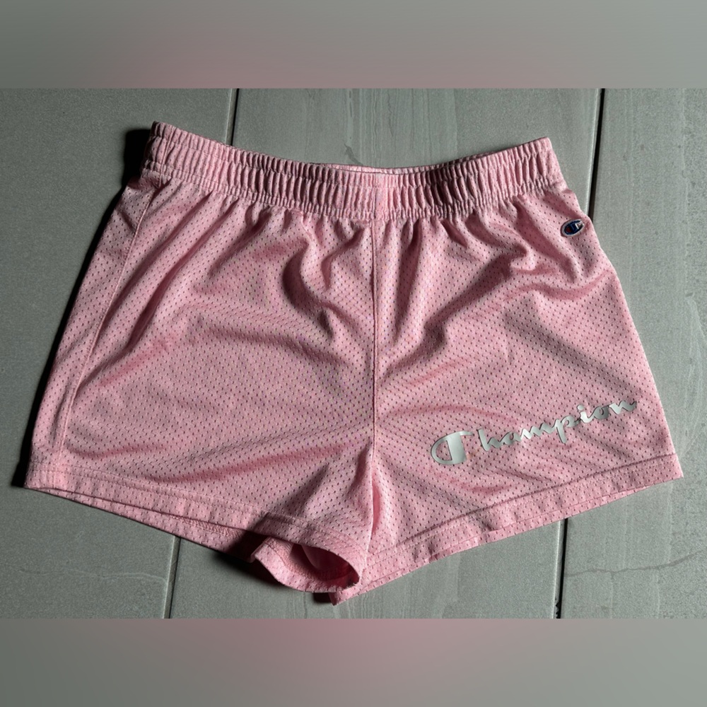 Girls Champion Knit Mesh Shorts Size Large